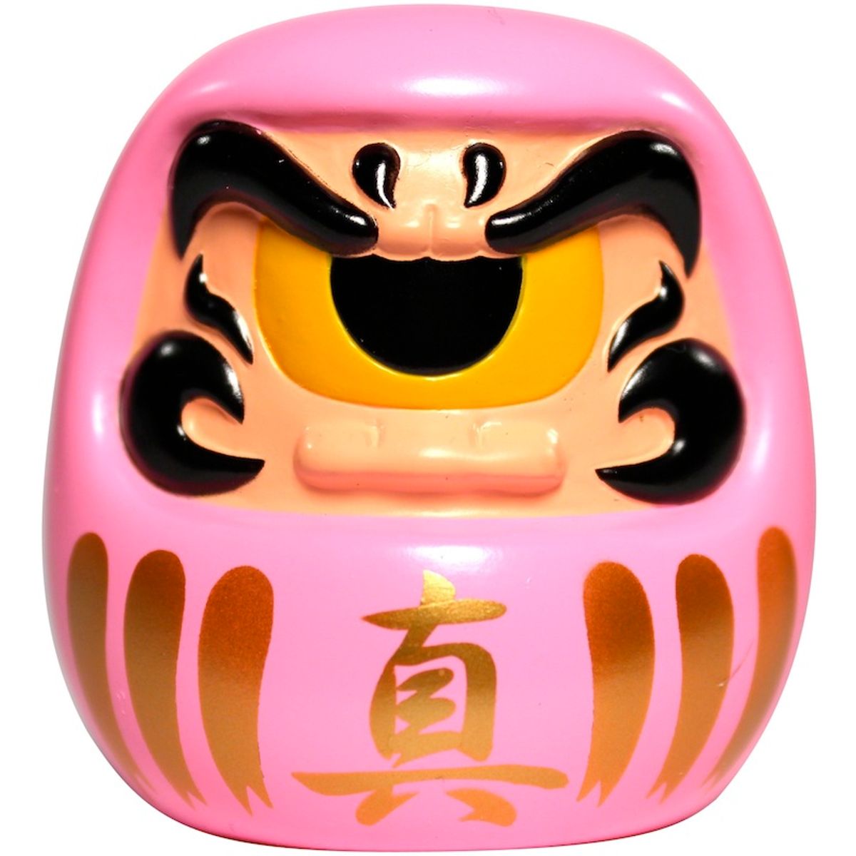 Fortune Daruma - Pink w/ Gold
