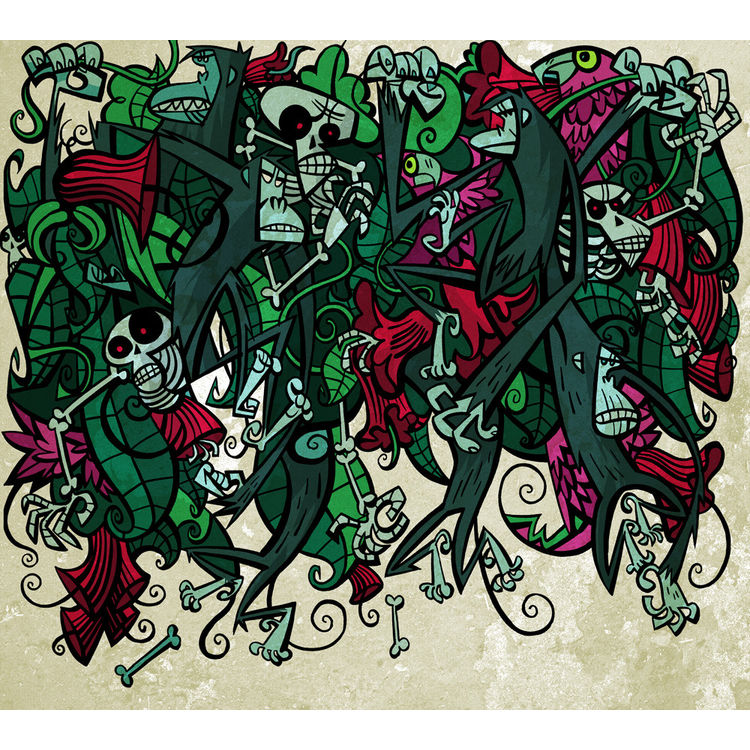 Monkeys Vs Skeletons by Jonathan Edwards