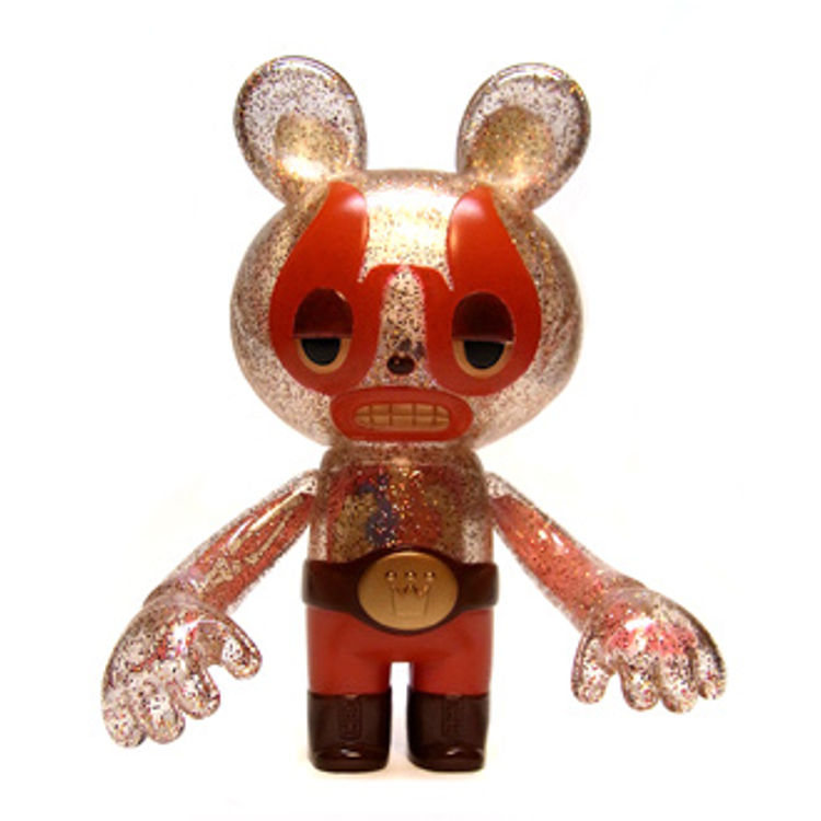 Lucha Bear - Red Devil Paper Insides by Itokin Park