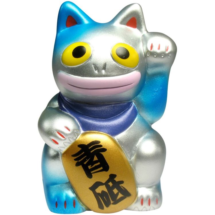 Mini Eel Cat - Blue/Silver by Real X Head (Mori Katsura)