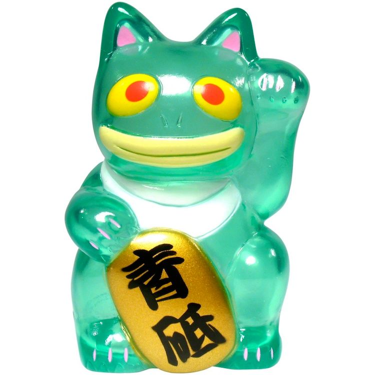 Mini Eel Cat - Clear Green by Real X Head (Mori Katsura)