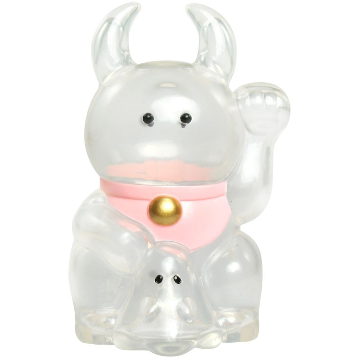 Fortune Uamou - Clear w/ Pink