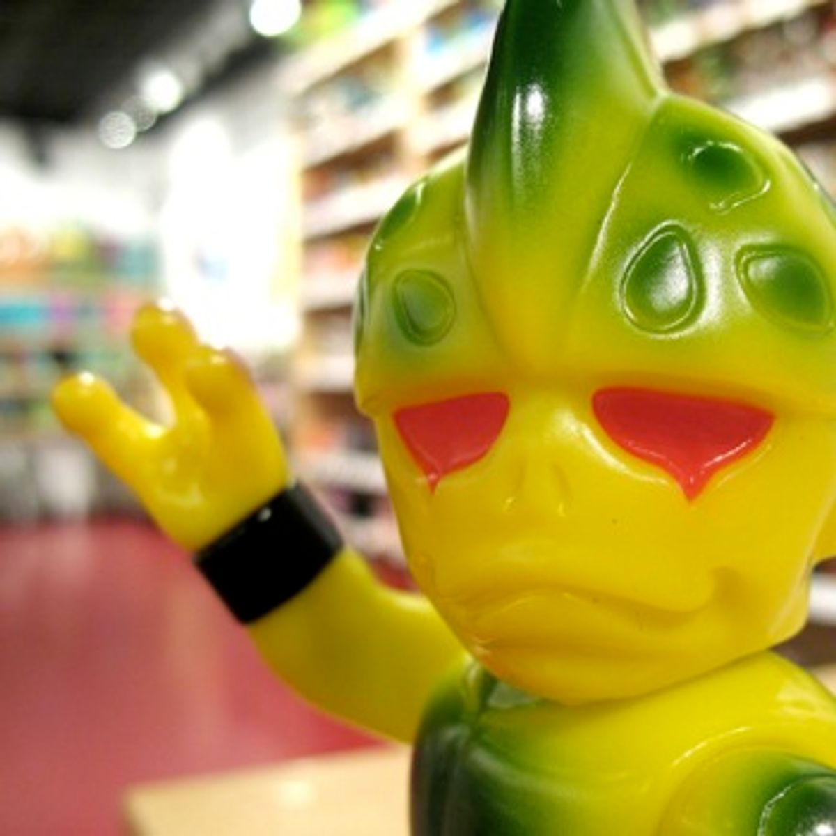 Mutant Head - Yellow and Green