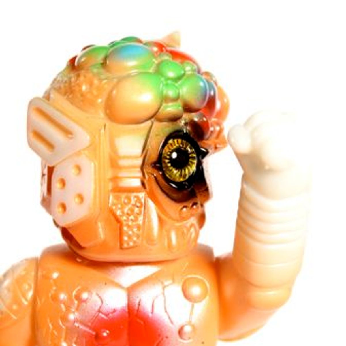 Chaos Next - Orange on Pearl White