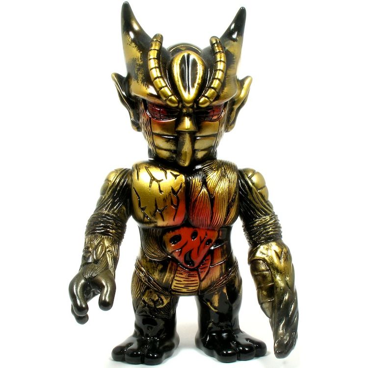 Evil Bat - Black with Gold Rub by Real X Head (Mori Katsura)