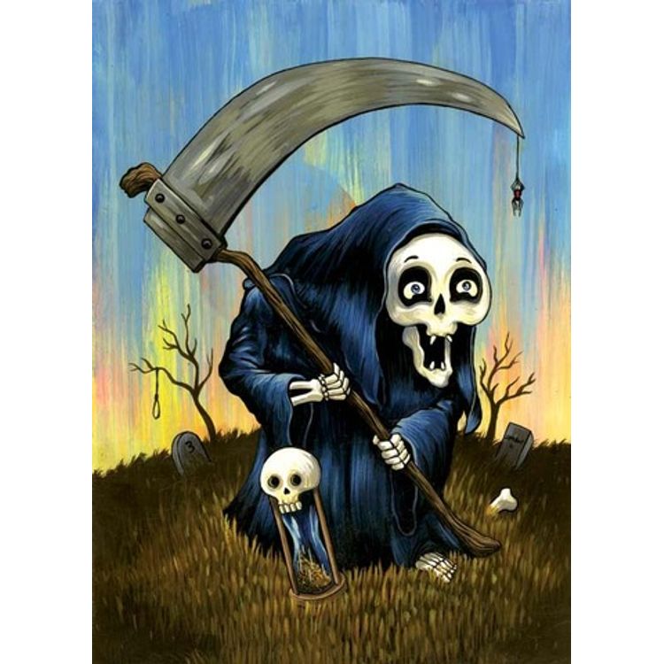 I Have This Choice Grim Jim Card, But The Outside Sticker Is Missing! by Jimbot (James Demski)