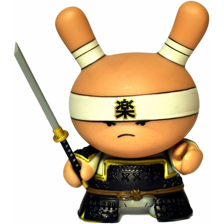 Very Serious Samurai - Black by Huck Gee