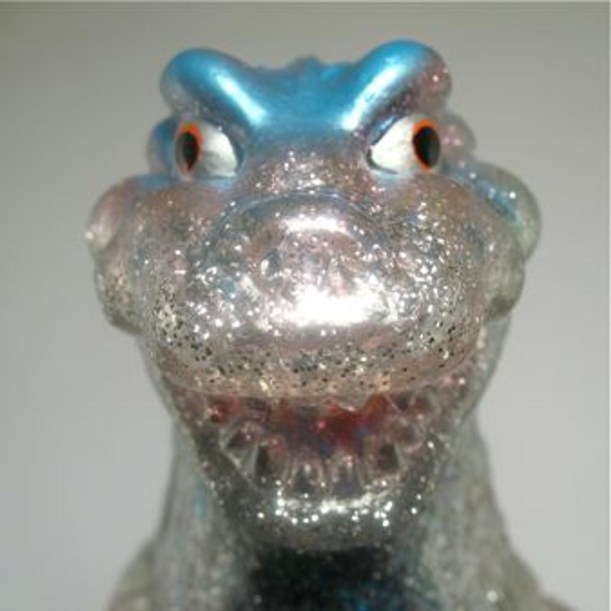 Godzilla "Roar" - Clear Glitter with Foil