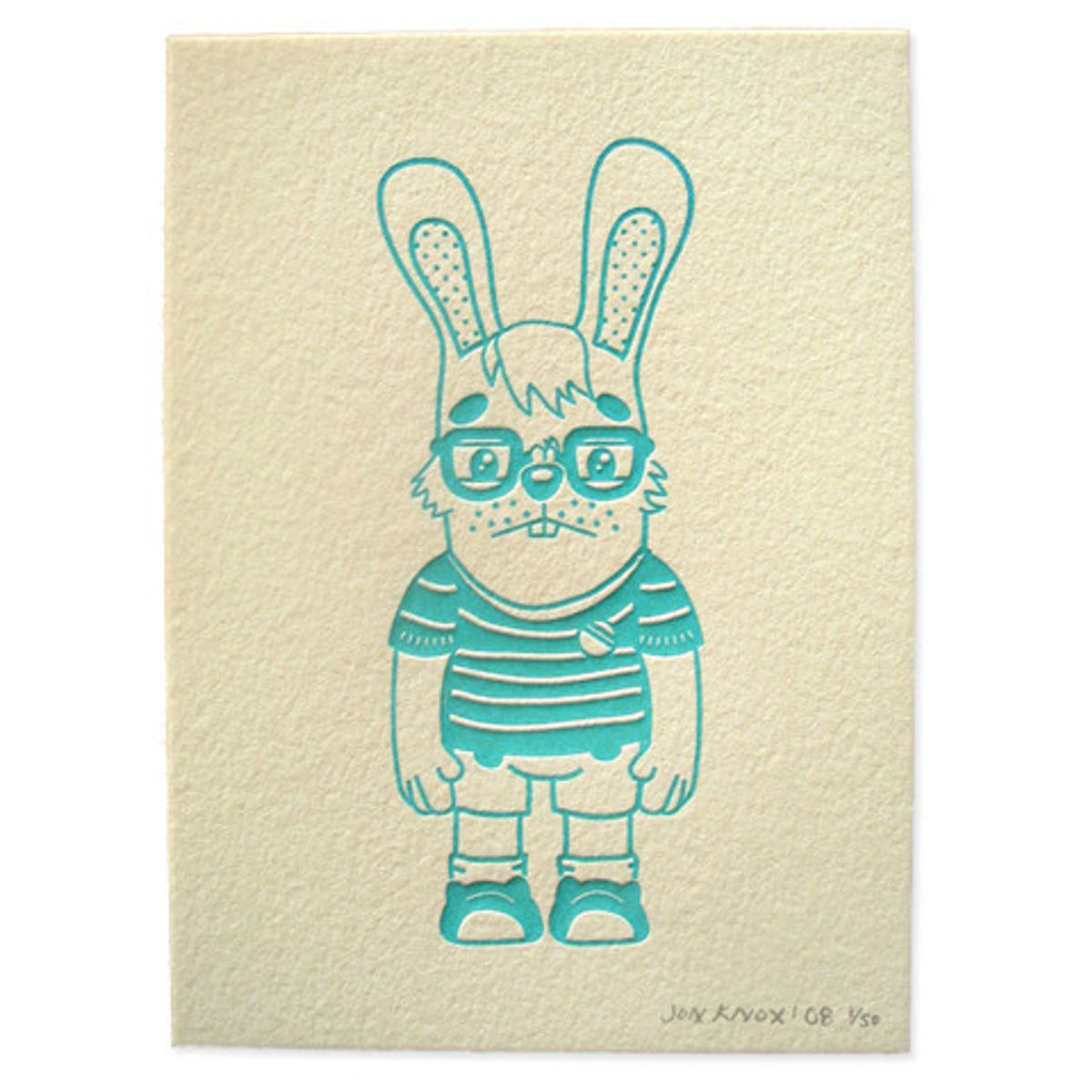 Jeffrey Letter Pressed Print