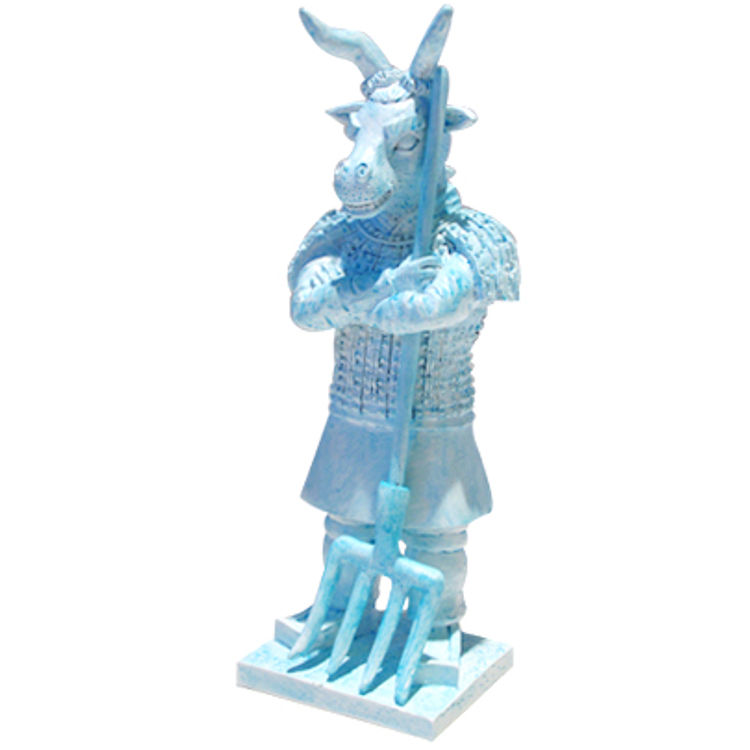 OX Warrior 4.5" - Blue Spode by Keithing (Keith Poon)