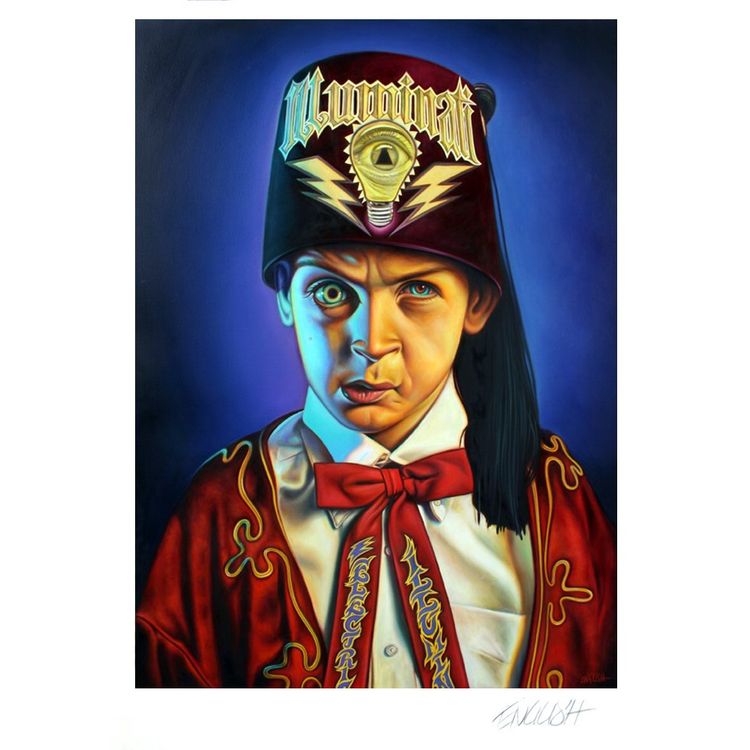 Eye of the Electric Illuminati by Ron English