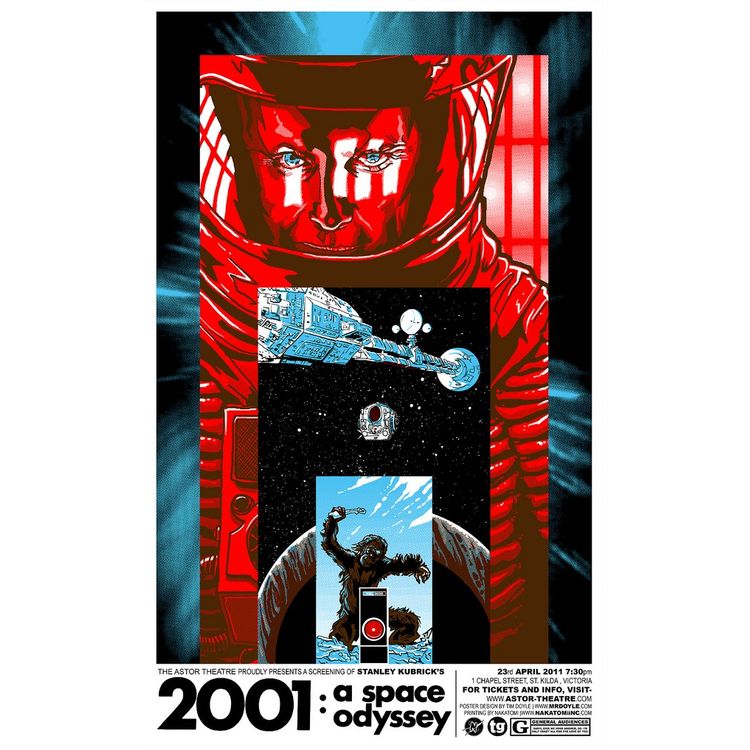 2001: A Space Odyssey by Tim Doyle