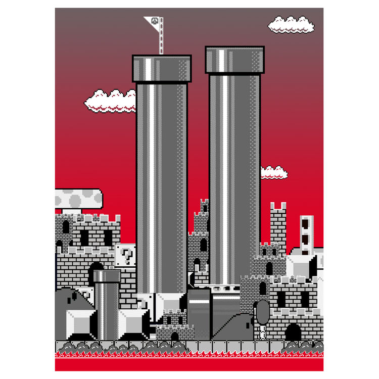 SMB WTC - World 1-4 by Tim Doyle