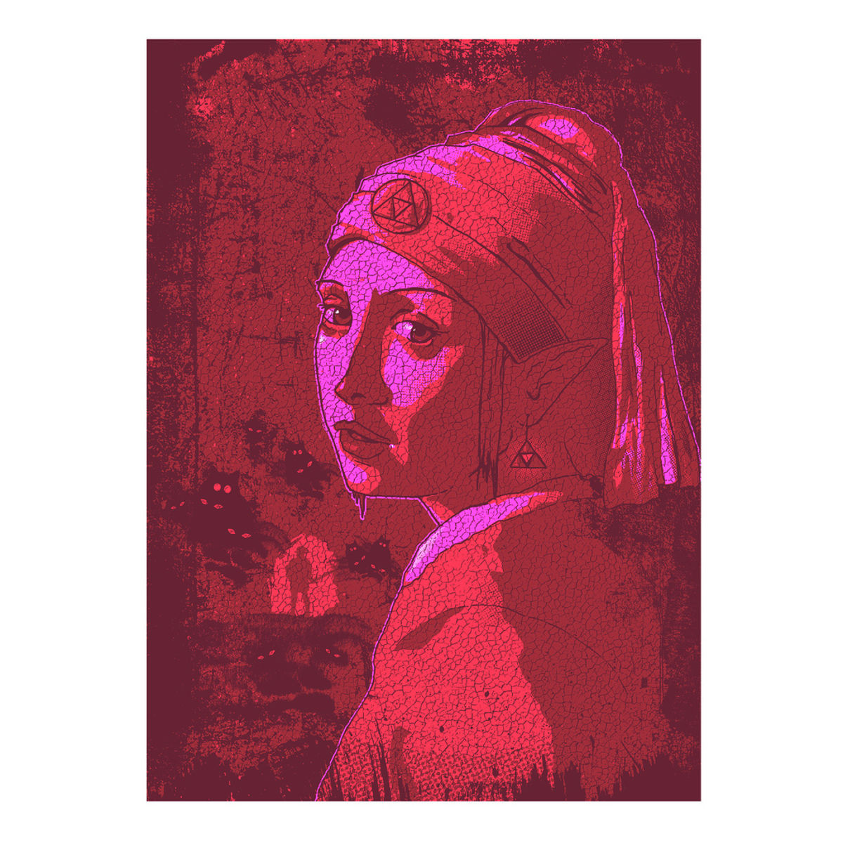 Girl With the Triforce Earring- Goron's Tunic