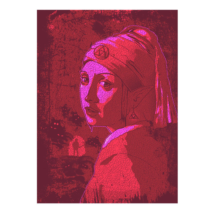 Girl With the Triforce Earring- Goron's Tunic by Clint Wilson