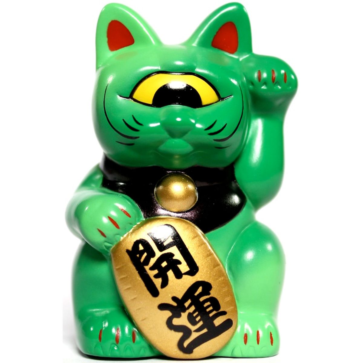 Mini Fortune Cat - Green