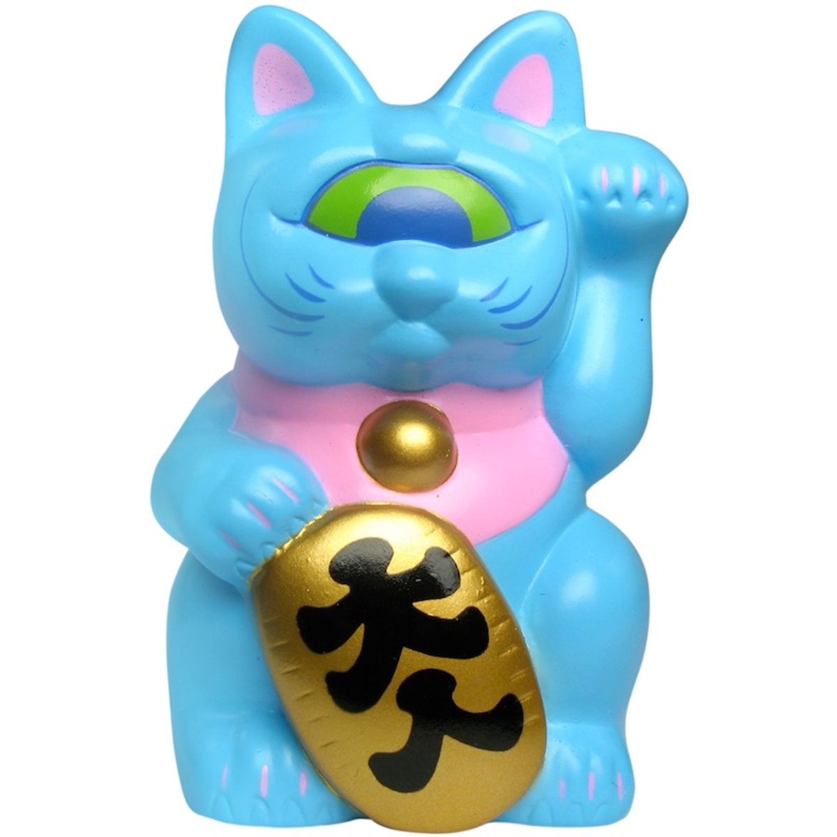 Mini Fortune Cat - Light Blue