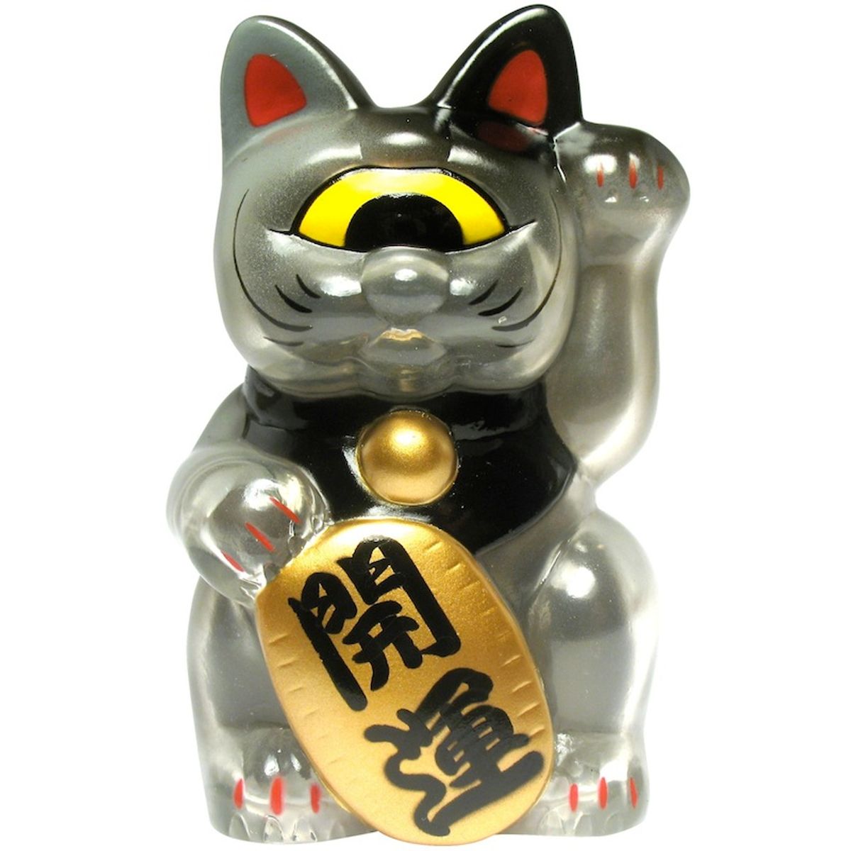 Mini Fortune Cat - Smoke