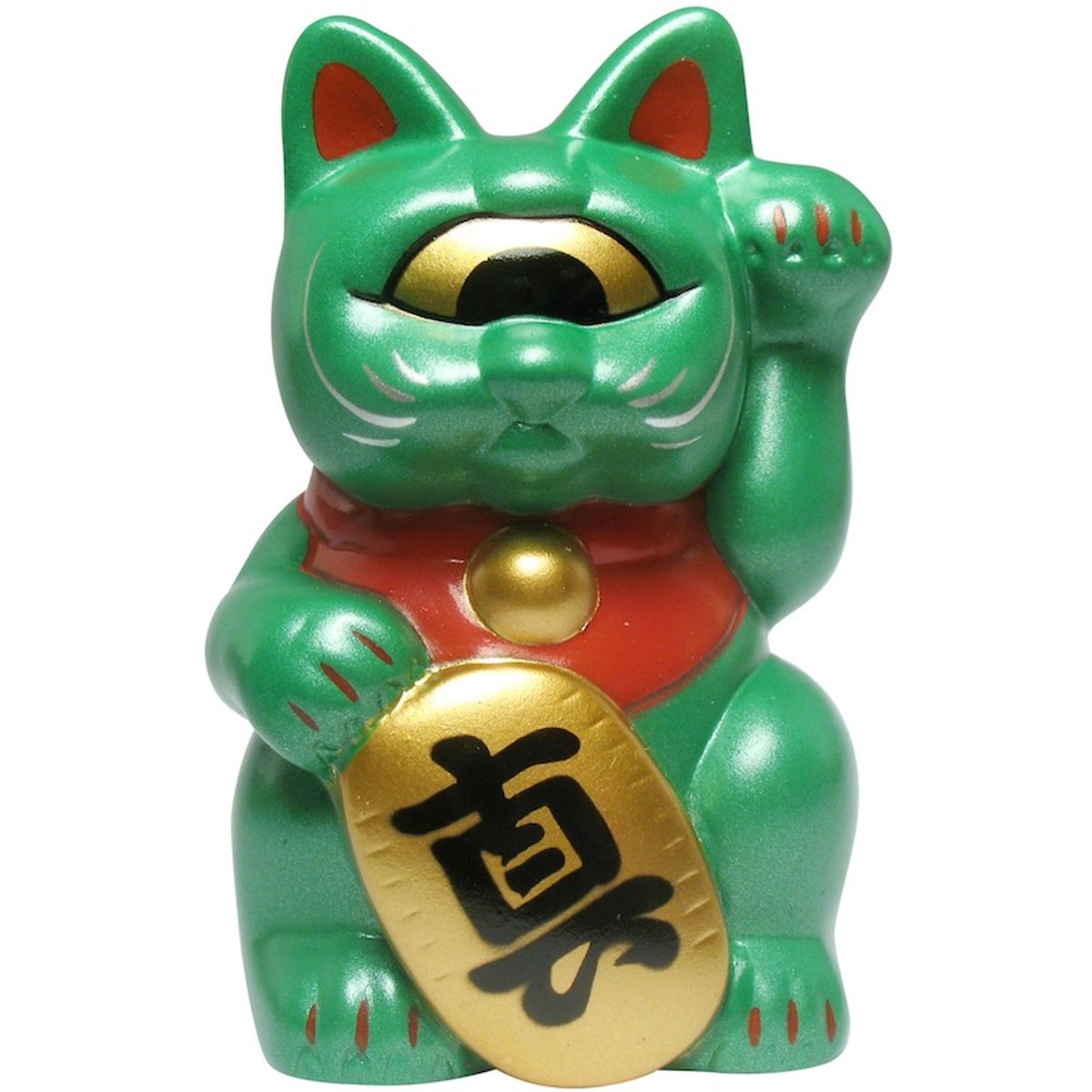 Mini Fortune Cat - Green