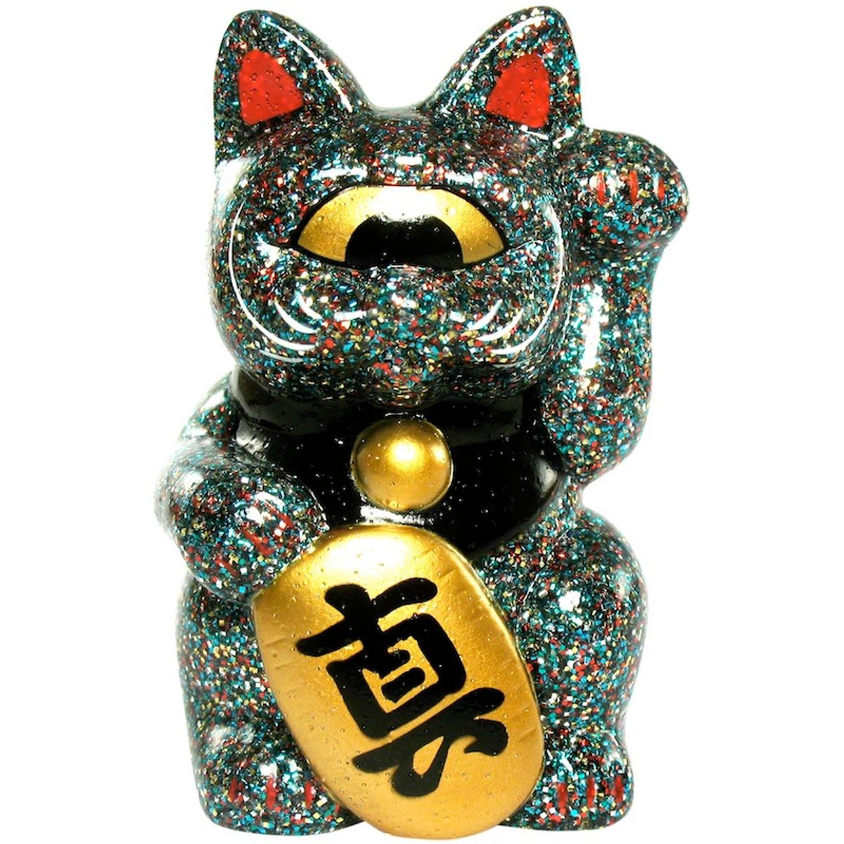 Mini Fortune Cat - Hyper Mixed Lamé