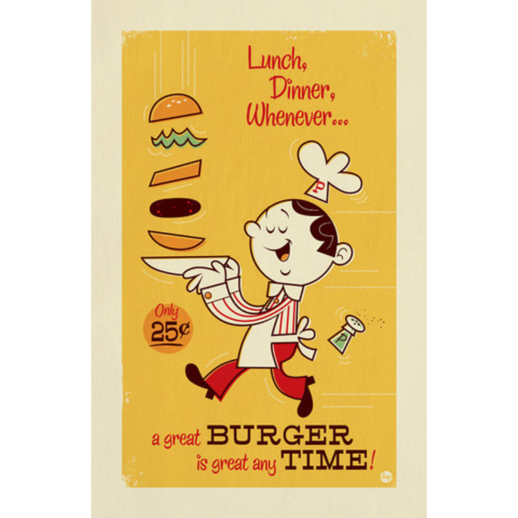 A Great BURGER is great any TIME by Dave Perillo