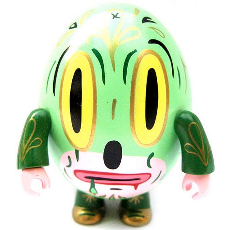 Hump Qee Dump Qee - Green by Gary Baseman