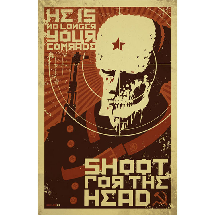 Comrade Zombie by Tom Whalen