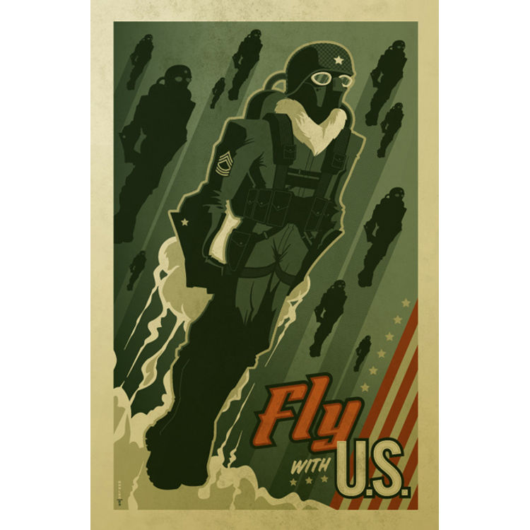 Fly With U.S. by Tom Whalen