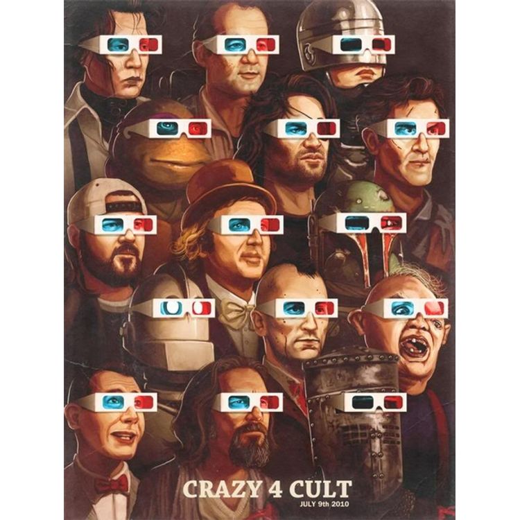 Crazy 4 Cult : 4 (Show Print) by Mike Mitchell