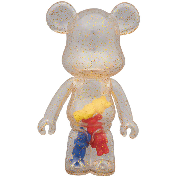 Kumabrick - Clear w/ Bear Inside by Medicom