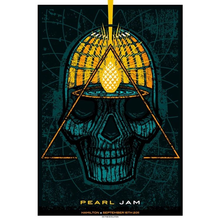 Pearl Jam - Hamilton 2011 (Variant) by Brad Klausen