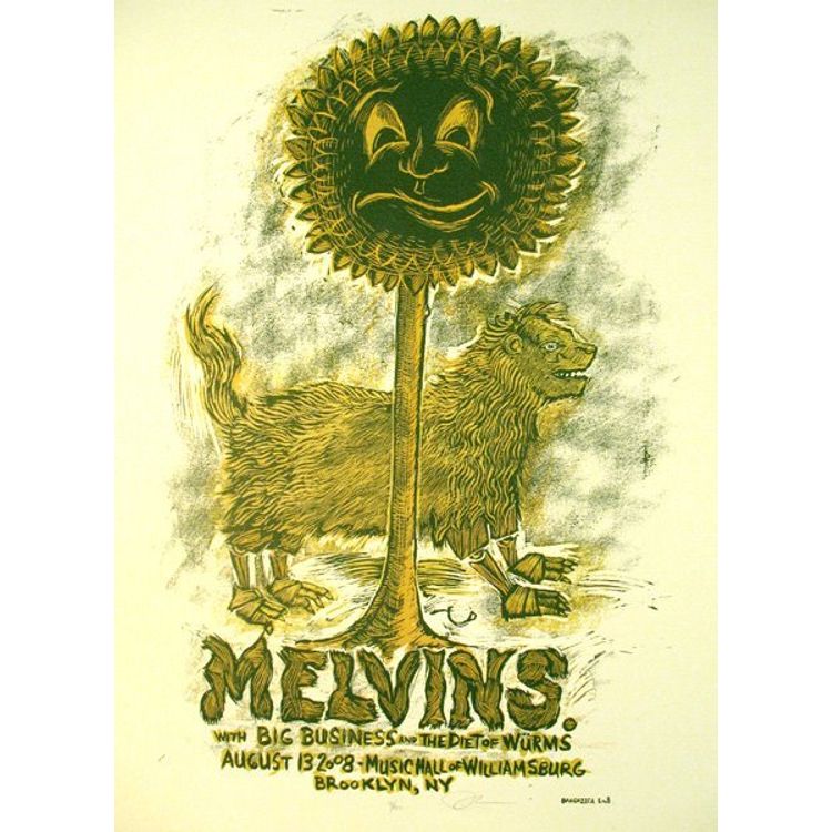 The Melvins - Brookyln, NY 2008 by Dan Grzeca