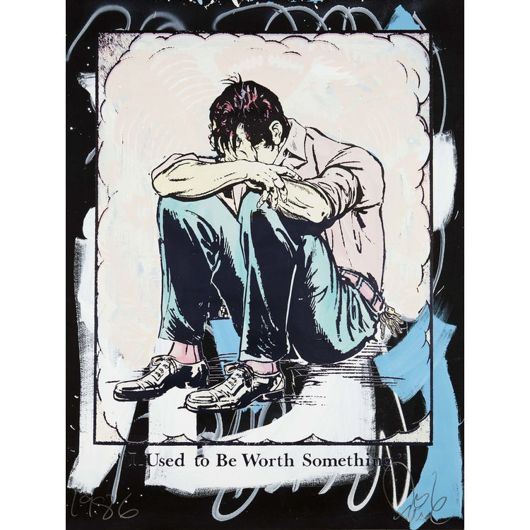 Pink Socks by FAILE
