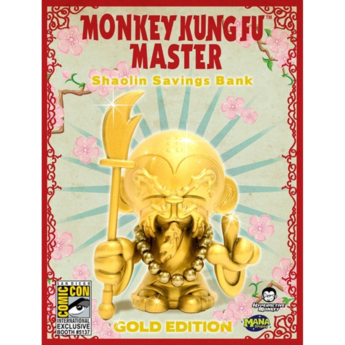 Monkey Kung Fu Master - Shaolin Savings Bank (Gold)