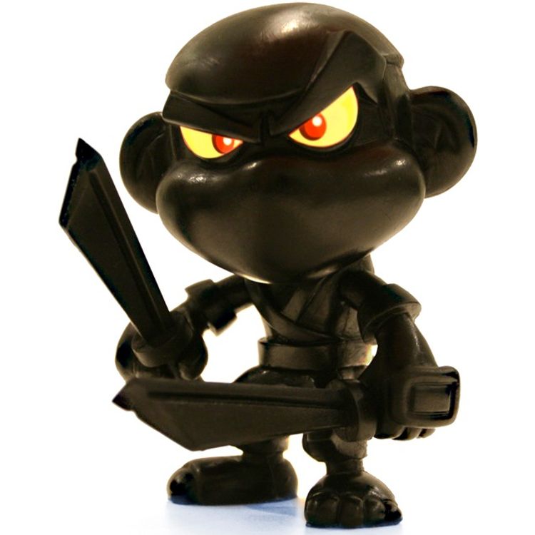 Deadly Ninja Monkey - Black as Night by Hyperactive Monkey (Jerome Lu)