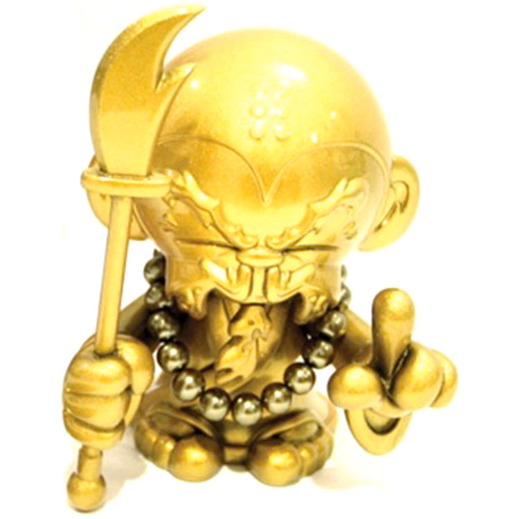 Monkey Kung Fu Master - Shaolin Savings Bank (Gold) by Hyperactive Monkey (Jerome Lu)