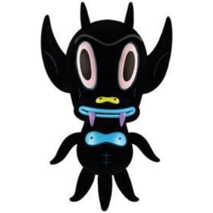 Hot Cha Cha Cha - Black Flocked by Gary Baseman