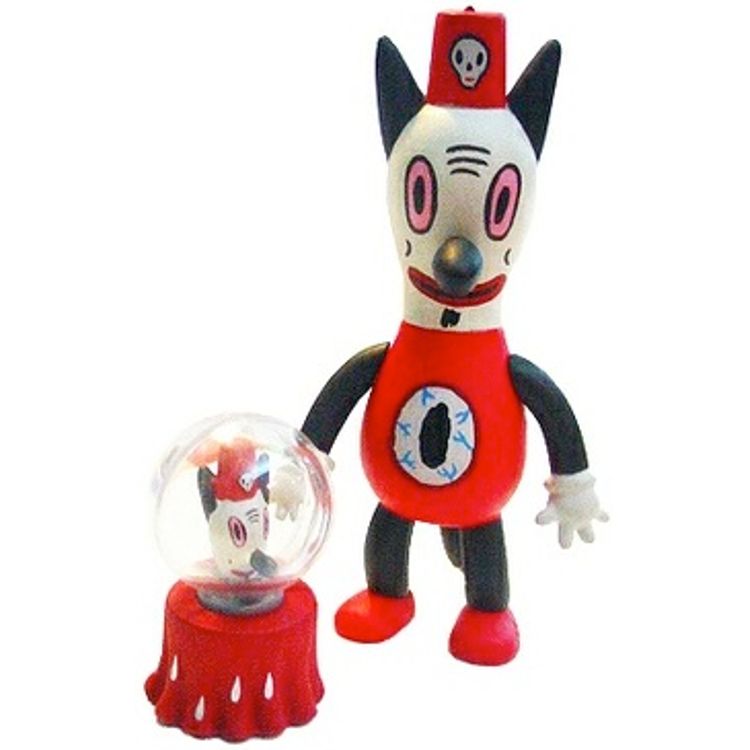 Toby & Snowglobe by Gary Baseman