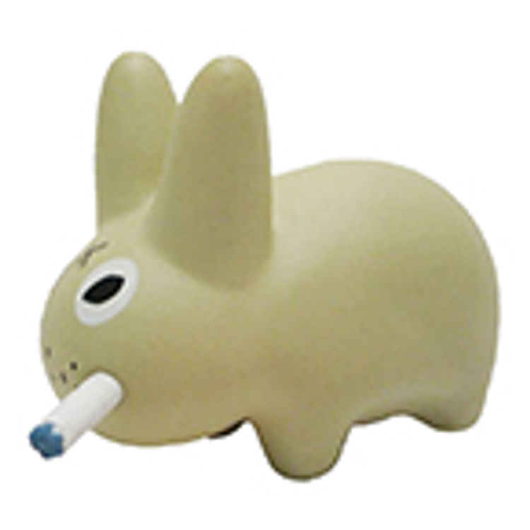 Beige Labbit by Frank Kozik