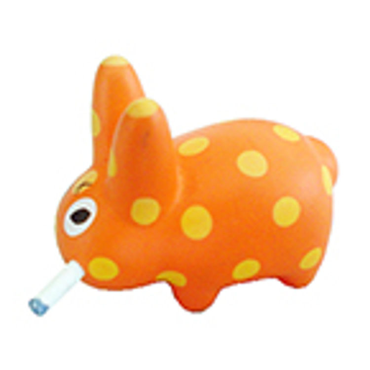 Yellow Polka Dots by Frank Kozik