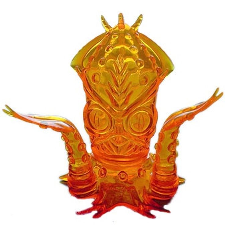 Ika-Gilas - Clear Orange by Frank Kozik