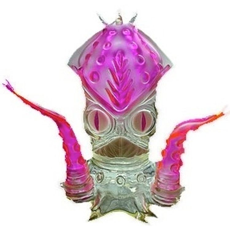Ika-Gilas -  Clear Pink SDCC '06 by Frank Kozik