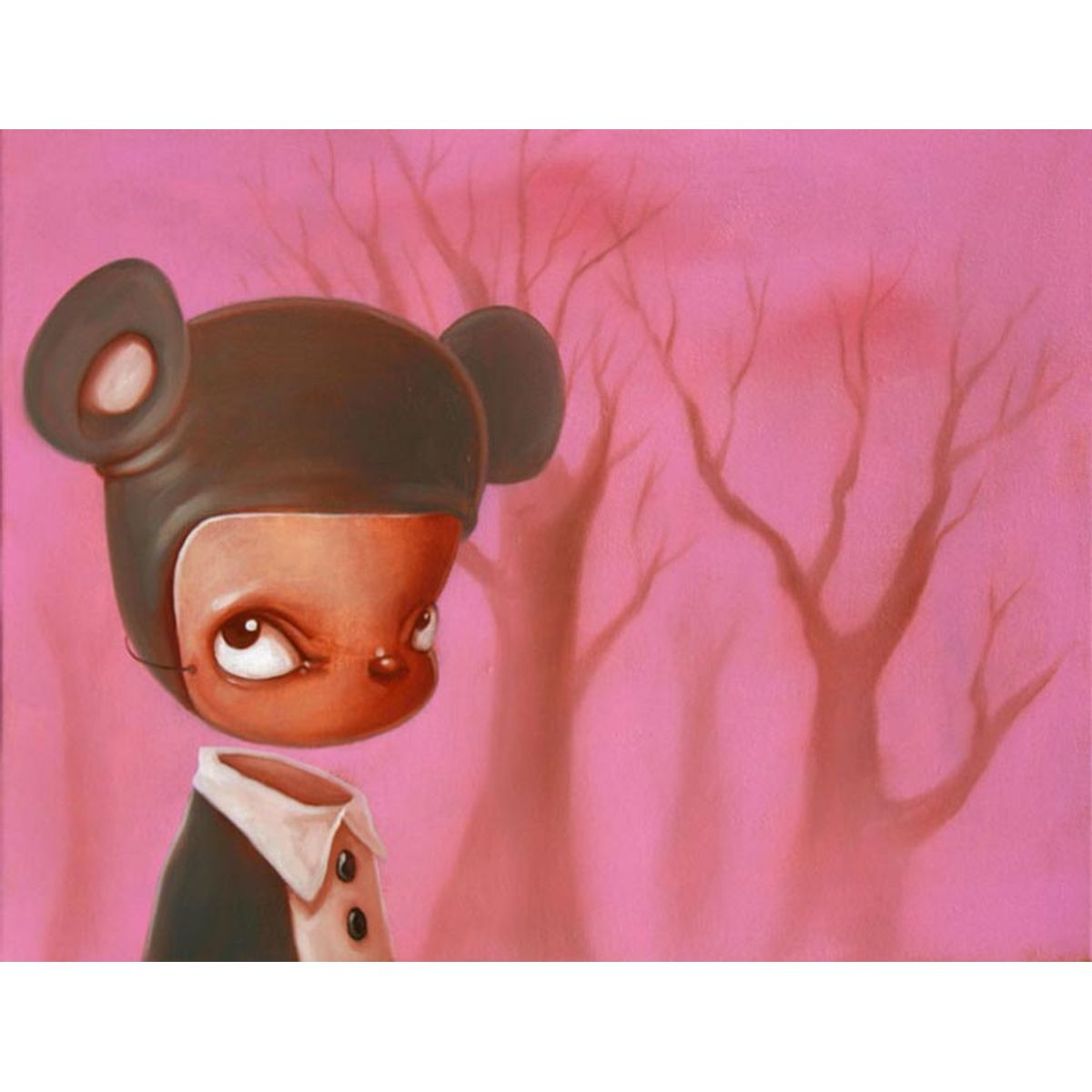 Gray Ghost with Boy Mask