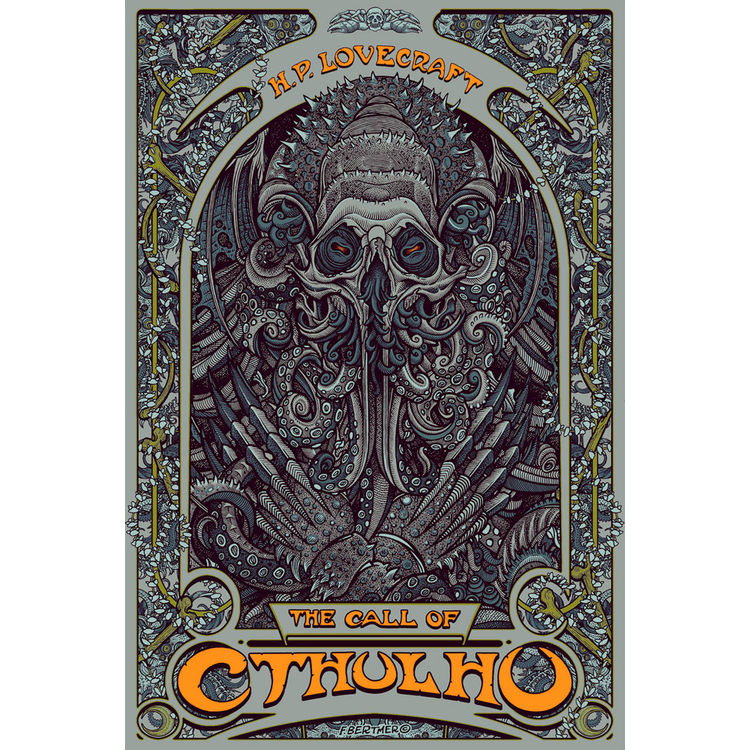 The Call of Cthulhu (Orange Text Edition) by Florian Bertmer