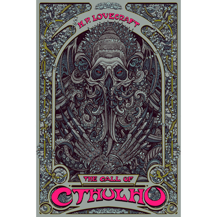 The Call of Cthulhu (Pink Text Edition) by Florian Bertmer