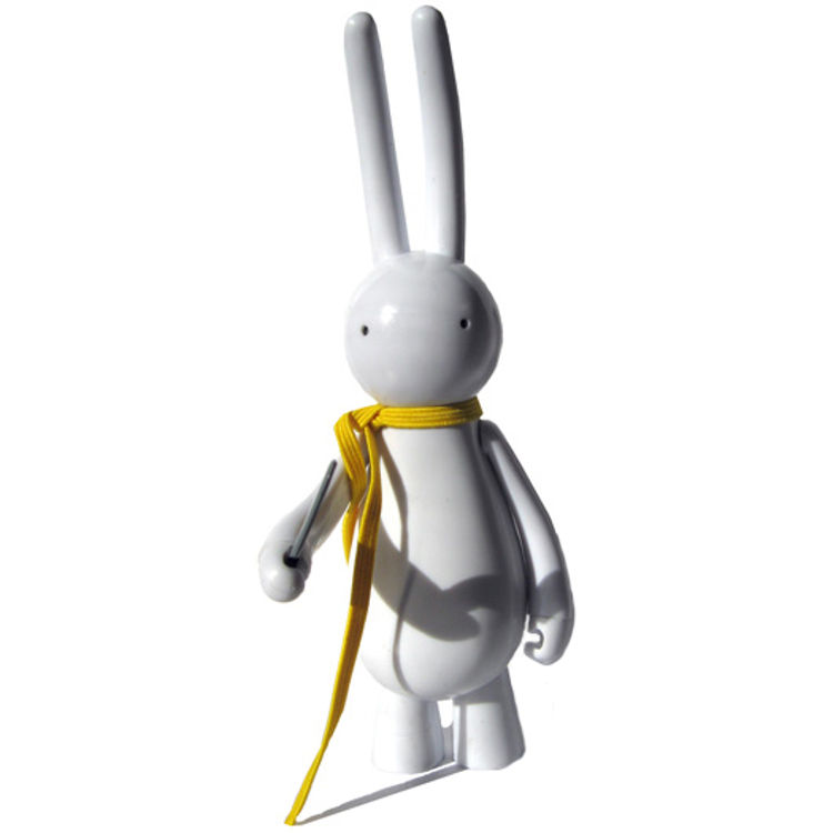 Petit Lapin - Yellow Scarf by Mr. Clement