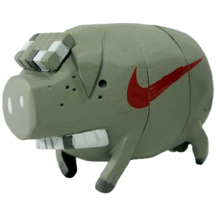 The Pig - Nike Grey by Michael Lau
