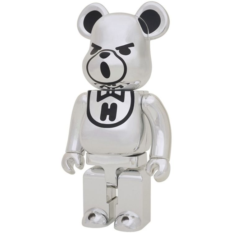 Hysteric Glamour 100% Be@rbrick - Chrome by Hysteric Mini