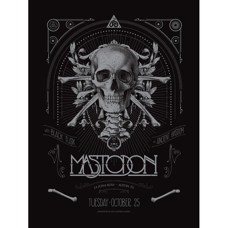 Mastodon - Austin, TX 2011 by Anonymous Ink & Idea