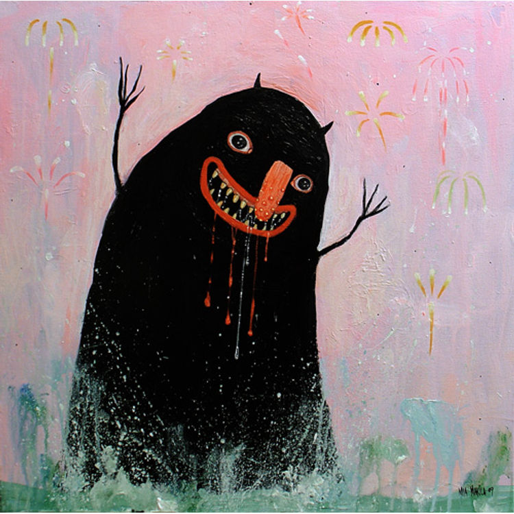 Momo the sea monster by Mia Mäkilä